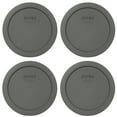 thumbnail image 1 of Pyrex 7201-PC Puddle Gray Plastic Storage Replacement Lid Cover (4-Pack), 1 of 2