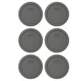 thumbnail image 1 of Pyrex 7201-PC Puddle Gray Plastic Storage Replacement Lid Cover (6-Pack), 1 of 2