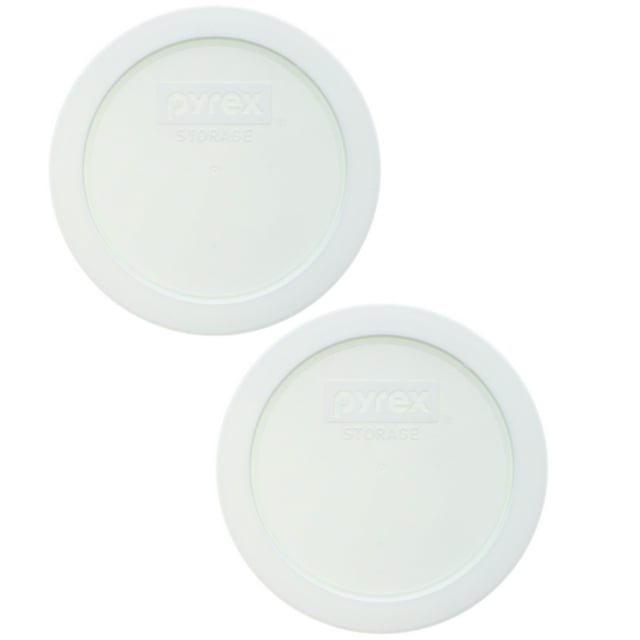 Pyrex 7201PC Sage Green Food Storage Plastic Lid Covers (2Pack