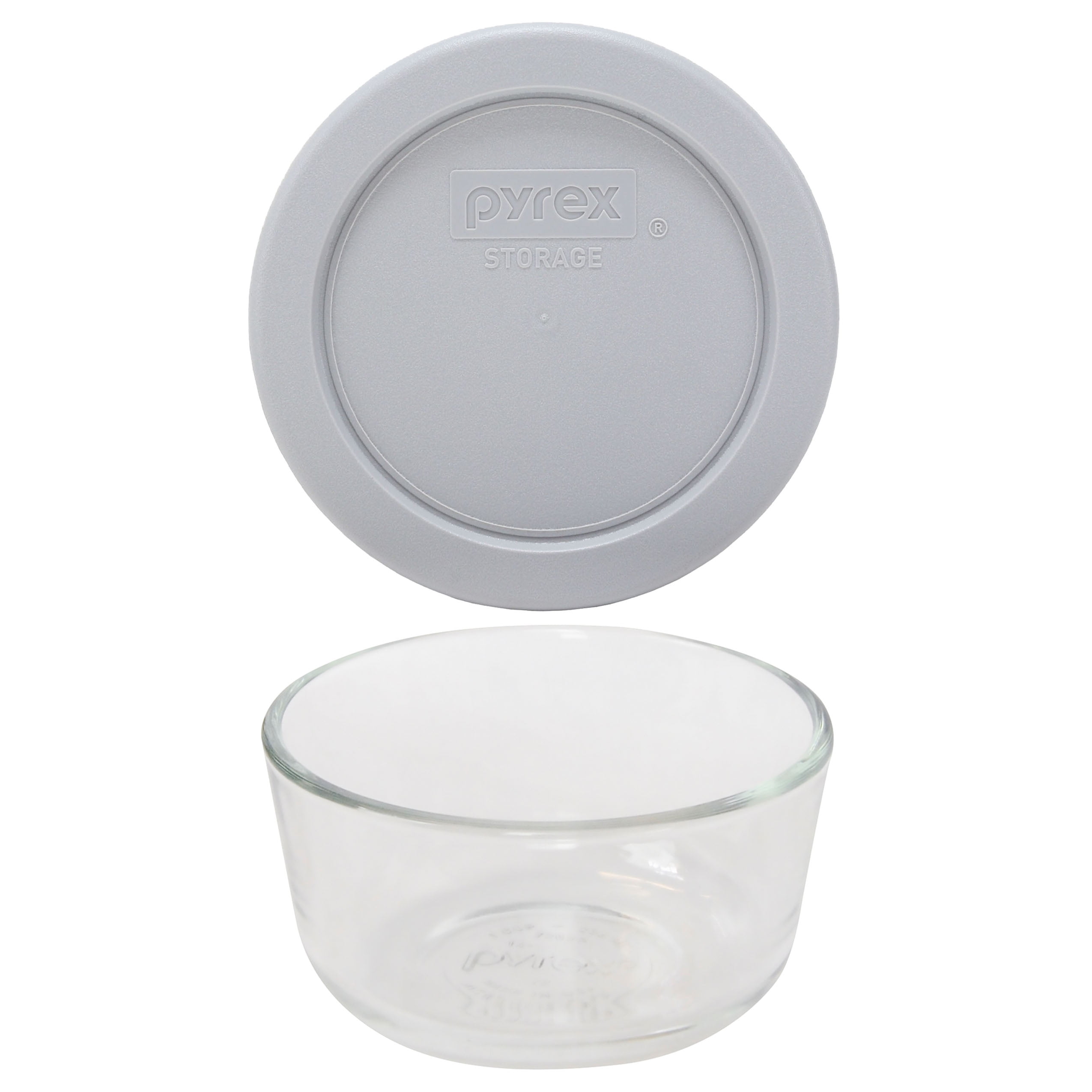 Pyrex Glass Bowls with Grey Lids, Set of 2 + Reviews