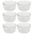 thumbnail image 1 of Pyrex 7202 1-Cup Round Clear Glass Food Storage Bowl (6-Pack), 1 of 3