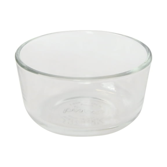 Pyrex 7202 1-Cup Round Clear Glass Food Storage Bowl