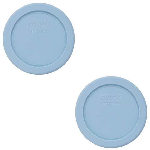 Pyrex 7202-PC 1 Cup Crystal Blue Lid (2-Pack)