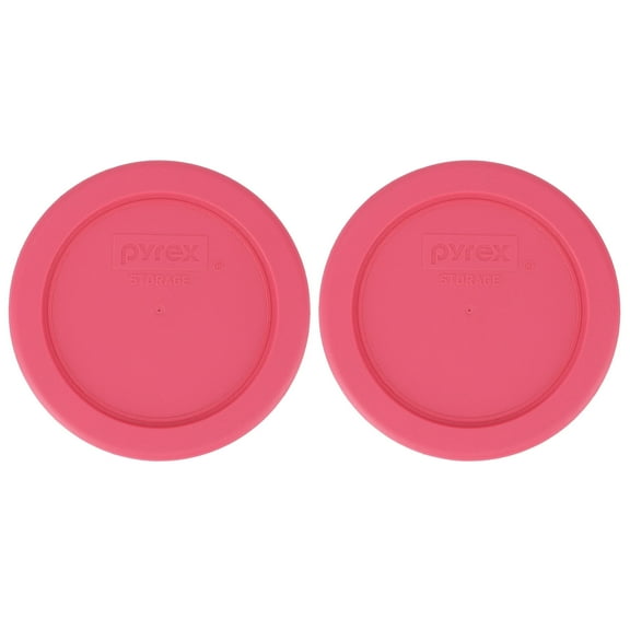 Pyrex 7202-PC 1-Cup Electric Pink Food Storage Replacement Lid (2-Pack)