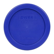 Pyrex 7202-PC Cadet Blue Round Plastic Storage Replacement Lid Cover