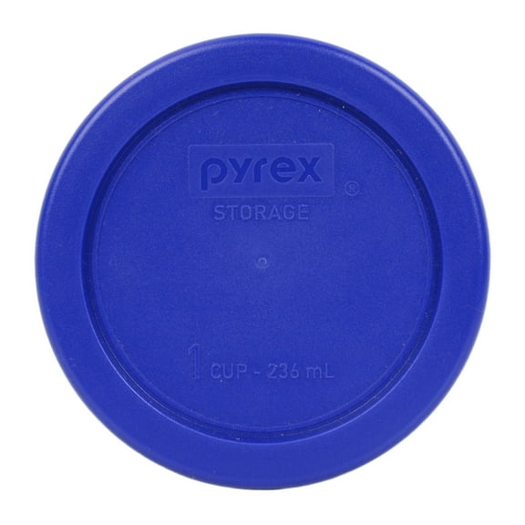 Pyrex 7202-PC Cadet Blue Round Plastic Storage Replacement Lid Cover
