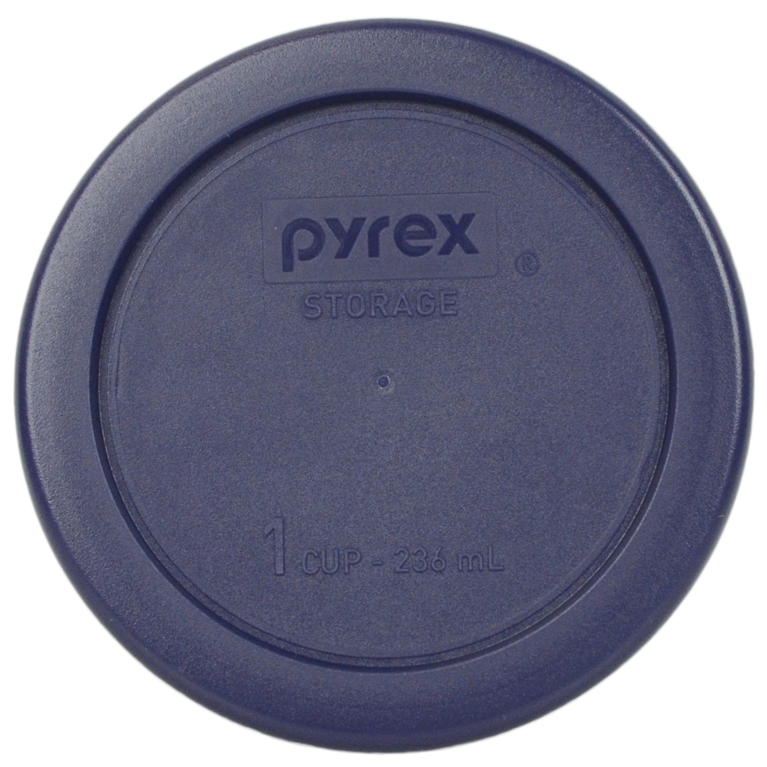 Pyrex 7202PC Dark Blue Round Plastic Replacement Storage Lid Cover