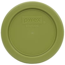 Pyrex 7202-PC Olive Green Round Plastic Replacement Lid Cover