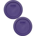 thumbnail image 1 of Pyrex 7202-PC Plum Purple Plastic Replacement Storage Lid Set (2-Pack), 1 of 2