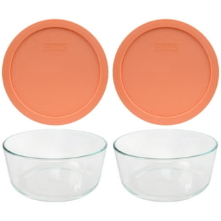 Pyrex (3) 7210-PC 3-Cup Set in Pumpkin Orange, Blue, and Meyer yellow 