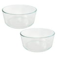 thumbnail image 1 of Pyrex 7203 Simply Store 7-Cup Round Clear Glass Food Storage Bowl (2-Pack), 1 of 3