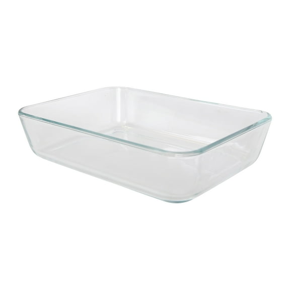 Pyrex 7210 3-Cup Rectangle Clear Glass Baking and Storage Dish