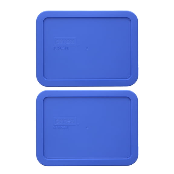 Pyrex 7210-PC 3 Cup Amparo Blue Lids (2-Pack)