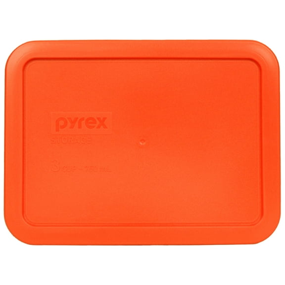Pyrex 7210-PC 3-Cup Pumpkin Orange Replacement Storage Lid