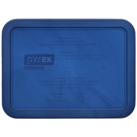 Pyrex 7210-PC 3-Cup Translucent Marbled Blue Replacement Lid - Made in USA