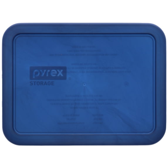 Pyrex 7210-PC 3-Cup Translucent Marbled Blue Replacement Lid - Made in USA