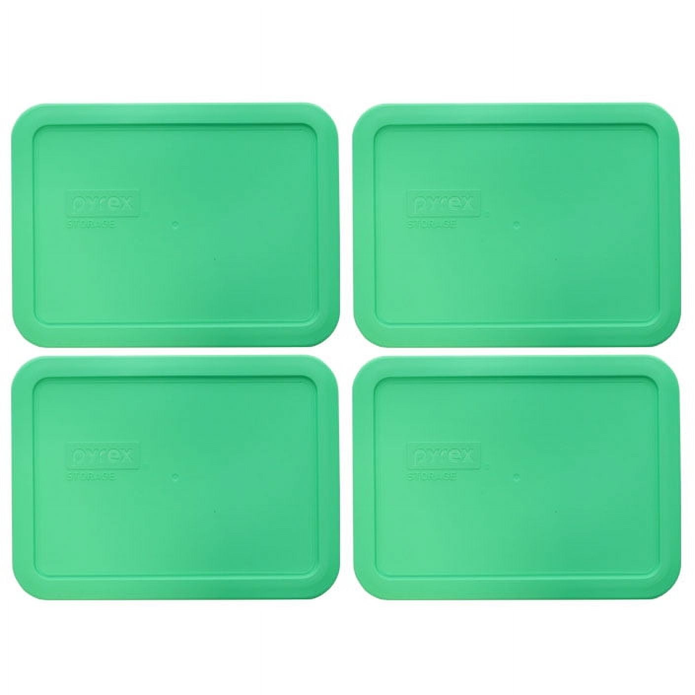 Pyrex 7210PC Bright Green Plastic Storage Replacement Lid Cover (4