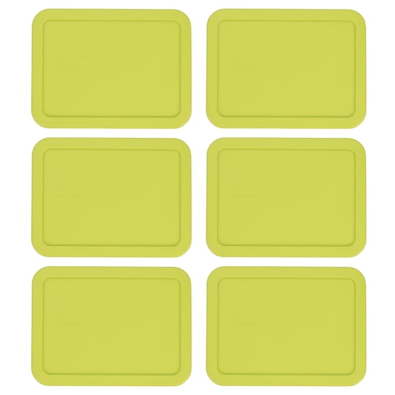 Pyrex 7210-PC 3-Cup Edamame Green Replacement Lid (6-Pack)
