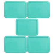 Pyrex 7210-PC 3-Cup Light Green Replacement Lid 5-Pack