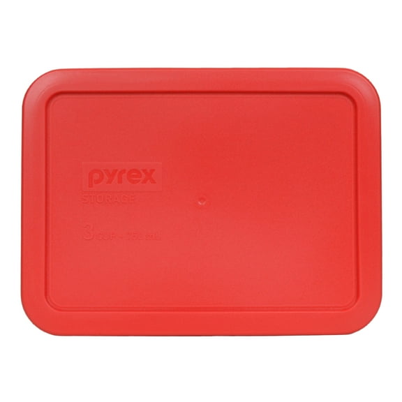 Pyrex 7210-PC Red Plastic Rectangle Storage Replacement Lid Cover