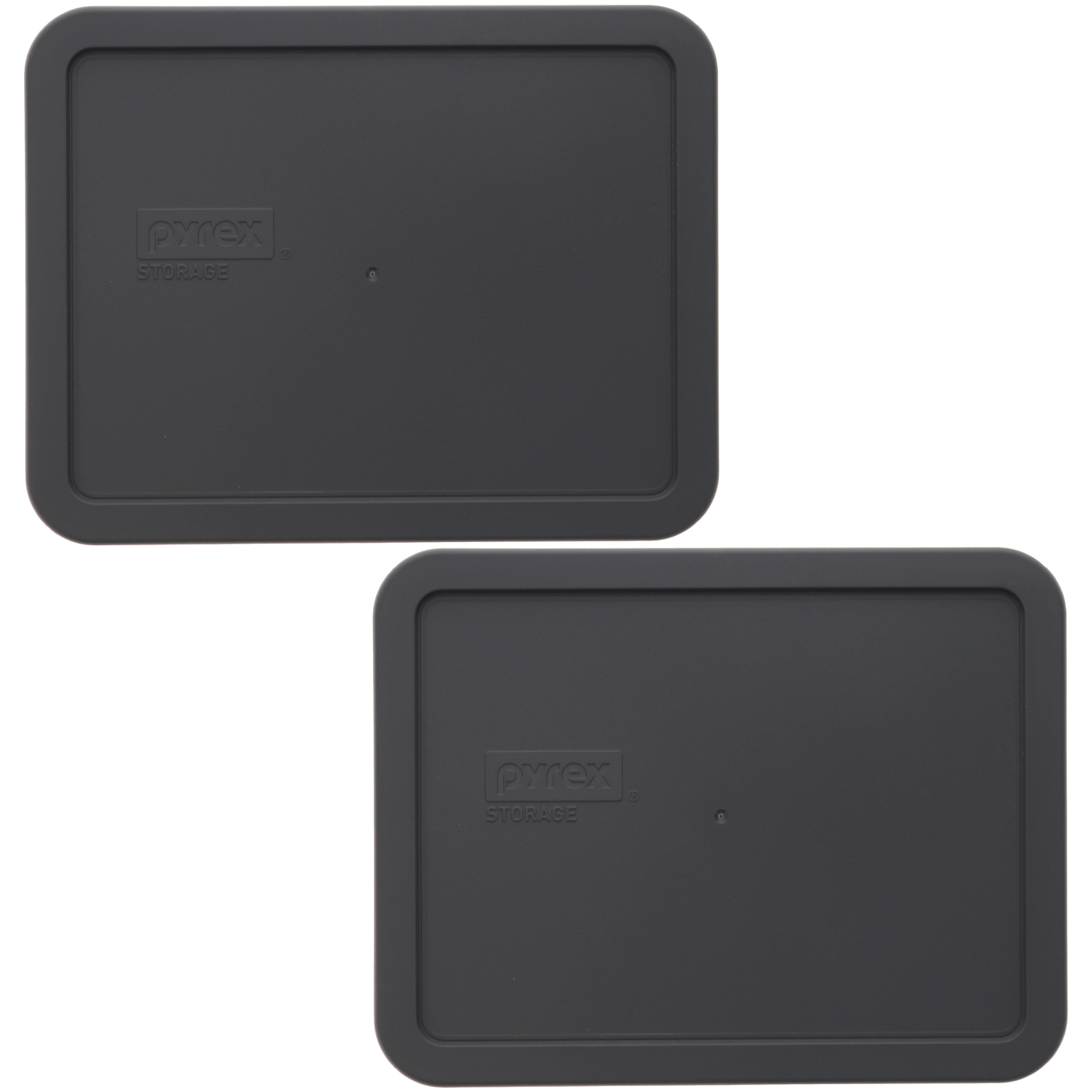 Pyrex 7211PC 6Cup Puddle Gray Replacement Food Storage Lids (2Pack