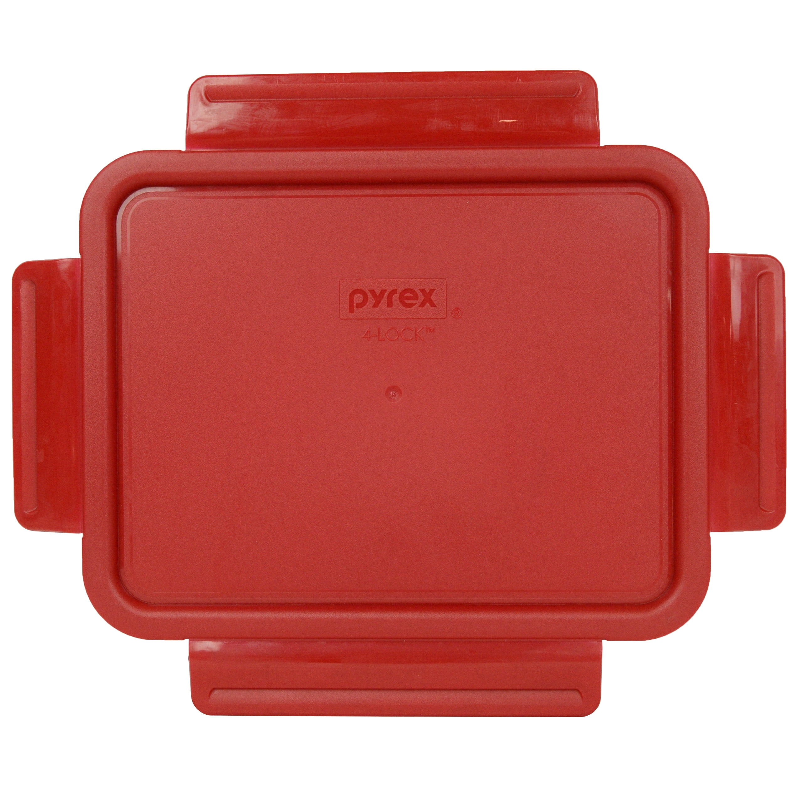 Pyrex 7211R-PC 4-Lock/Freshlock Poppy Red Plastic Replacement Lid