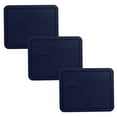 thumbnail image 1 of Pyrex 7212-PC Blue Rectangle Plastic Storage Replacement Lid Cover (3-Pack), 1 of 2