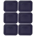 thumbnail image 1 of Pyrex 7213-PC 1.9-Cup Blue Plastic Rectangle Storage Replacement Lid Cover (6-Pack), 1 of 3
