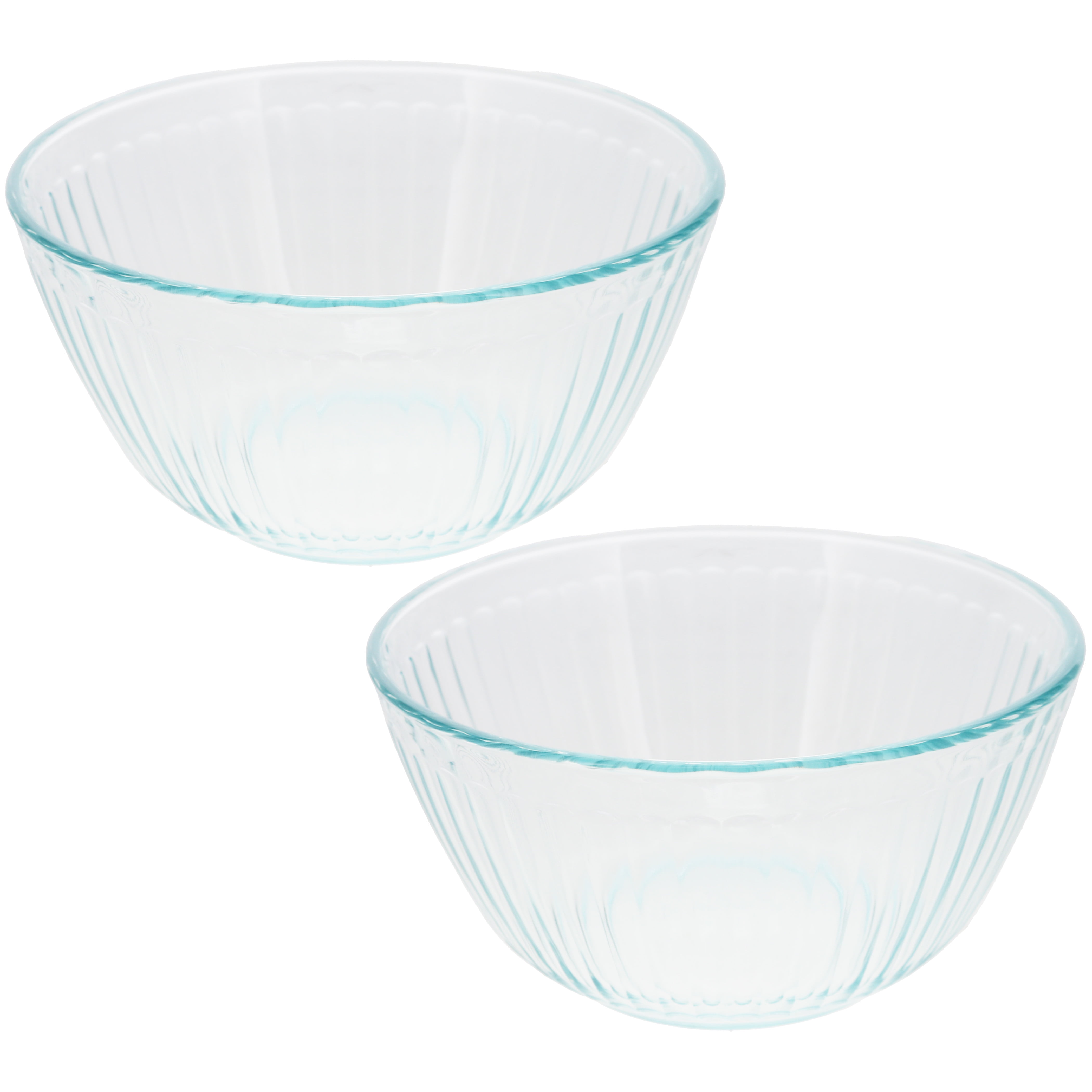 Pyrex Measuring Cup And Mixing Bowls Stock Photo - Download Image