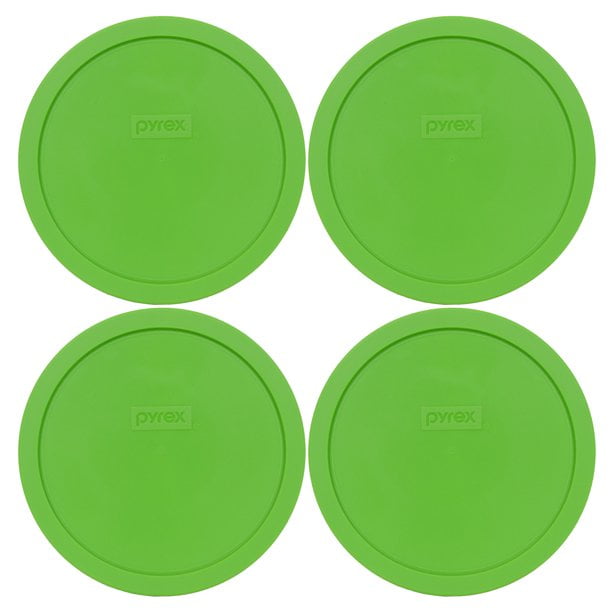 Pyrex Bundle - 4 Items: 7402-PC 6/7-Cup Turquoise Plastic Food