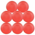 thumbnail image 1 of Pyrex 7402-PC Red Round Plastic Food Storage Replacement Lid Cover (8-Pack), 1 of 3
