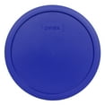 thumbnail image 1 of Pyrex 7403-PC Cadet Blue Plastic Round Food Storage Replacement Lid Cover, 1 of 2