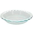 thumbnail image 1 of Pyrex 9.5" Round Fluted Rim Clear Glass Baking Dish Pie Plate, 1 of 2