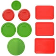 thumbnail image 1 of Pyrex 9-Piece Christmas Storage Lids Bundle in 1, 2, 3, 4, 6, and 7-Cup, 1 of 13