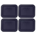 thumbnail image 1 of Pyrex BPA-Free Plastic Cup Dish Rectangle Food Cover 4 Count, 1 of 1
