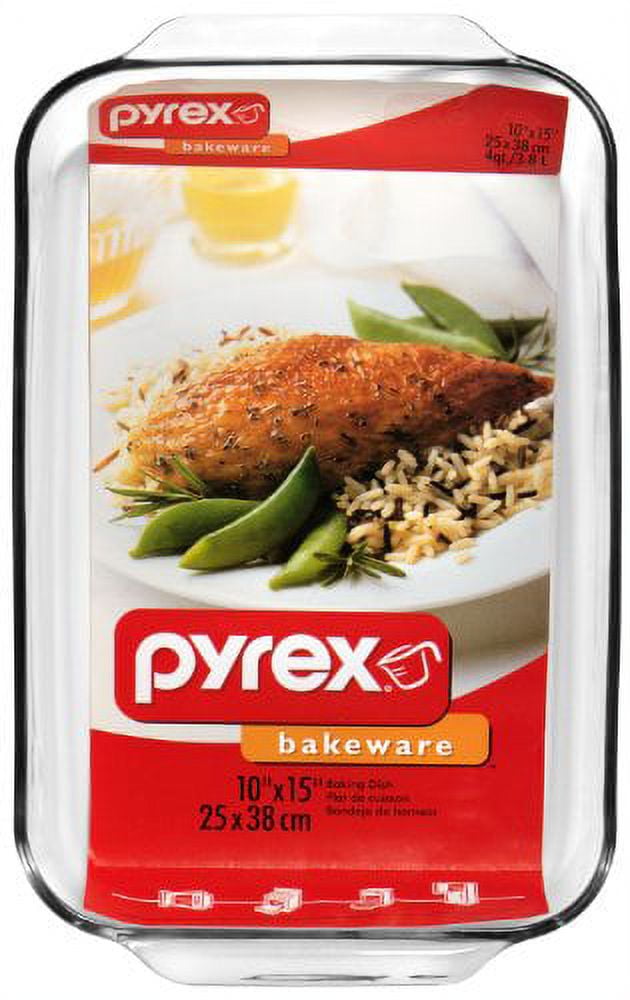 Pyrex Deep Dish Oblong Baking Pan - Clear, 1 ct - Kroger
