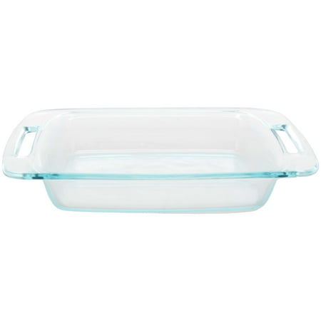 Pyrex C-232 2qt Easy Grab Clear Glass Rectangular Baking Dish