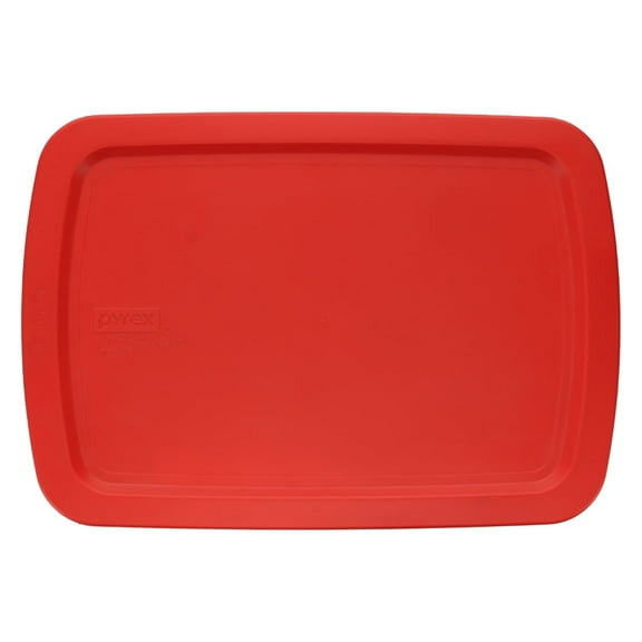 Pyrex C-233-PC 3qt Poppy Red Easy Grab Replacement Food Storage Lid