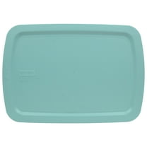 Pyrex C-233-PC Turquoise Plastic Rectangle Replacement Lid Cover