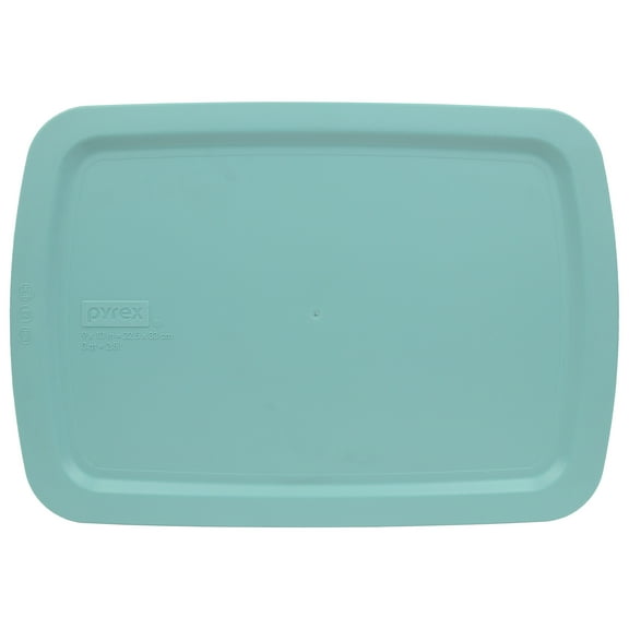 Pyrex C-233-PC Turquoise Plastic Rectangle Replacement Lid Cover