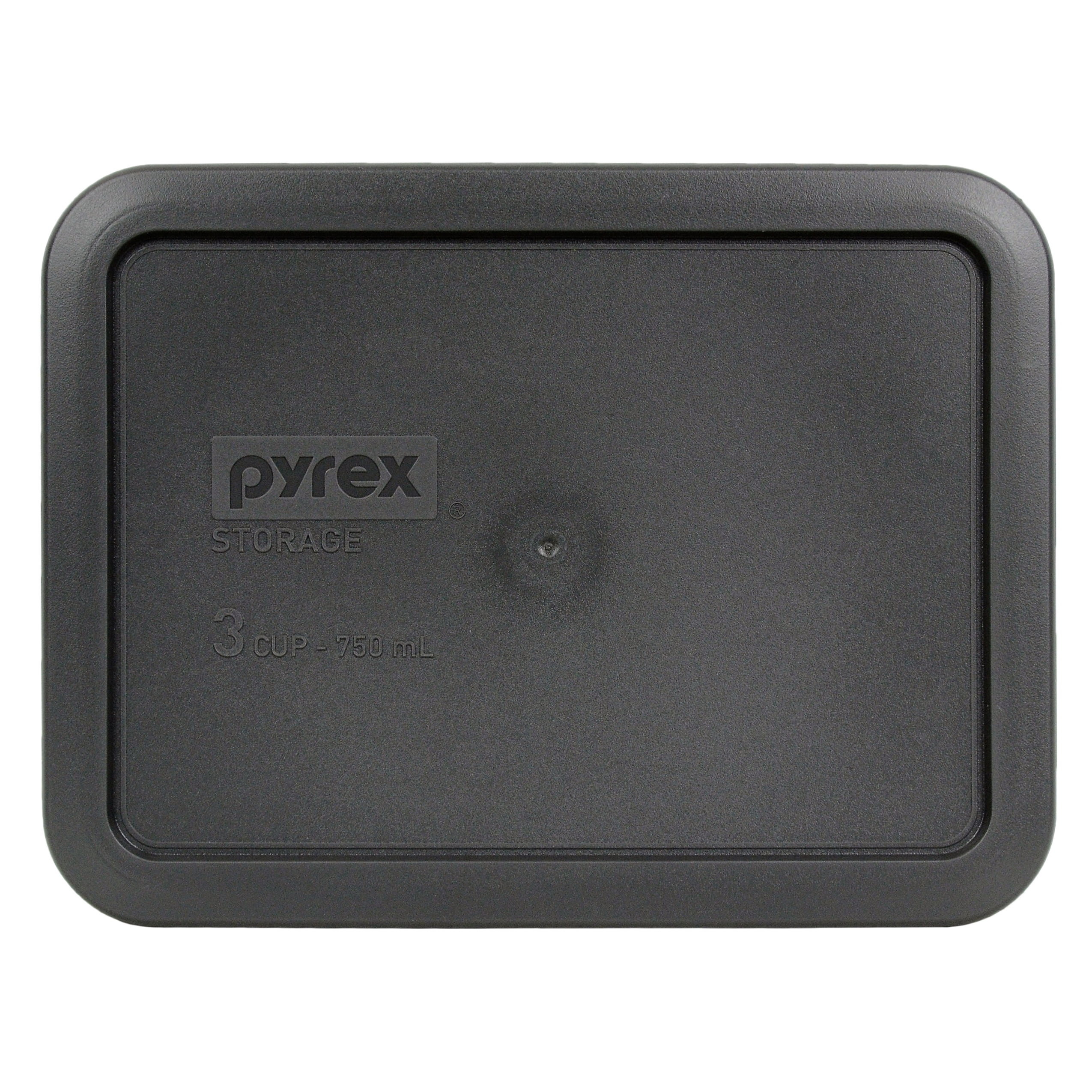 Pyrex Charcoal Grey Rectangle Plastic Storage Replacement Lid Cover ...