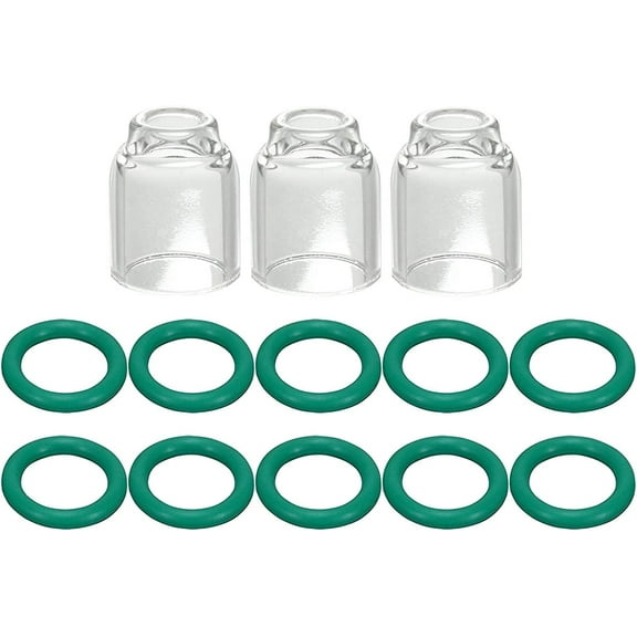 Pyrex Class Cup #5 (5/16" & 8.0mm Orifice) Temperature Resistant O-rings For SR WP 9 17 18 20 25 26 TIG welding torch 13pcs