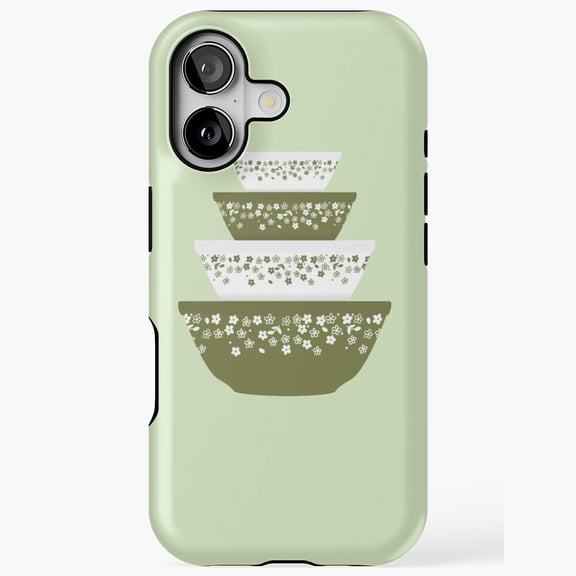 Pyrex Crazy Daisy Floral Pattern Phone Case for iPhone 17 16 15 14 13 12 11 Pro Max