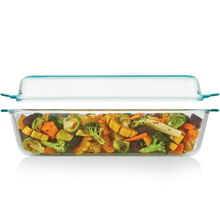 Pyrex Deep 9x13 2-in-1 Glass Baking Dish with Glass Lid