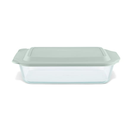 Pyrex Deep 9" x 13" Bakeware Dish with Sage Lid