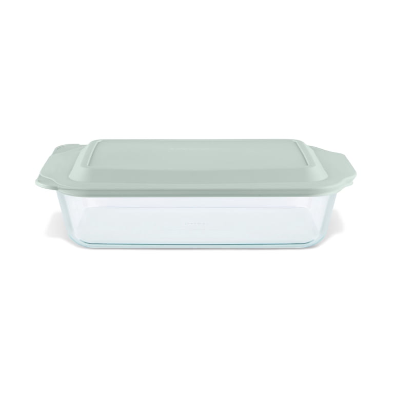 Pyrex Deep 9 x 13 Inch Baking Dish with Sage Lid photo 1
