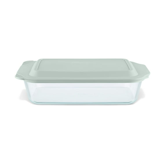 Pyrex Deep 9" x 13" Bakeware Dish with Sage Lid