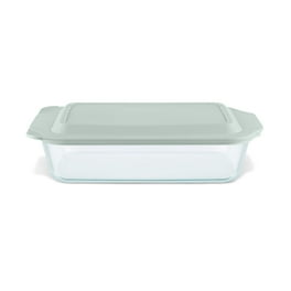 Pyrex Deep Glass Baking Dish with Lid 7 x 11