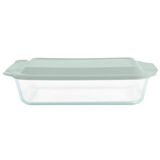 Ello Glass 3Qt 9x13 Polar Gray Duraglass Baking Dish with Oven Safe Silicone  Sleeve 
