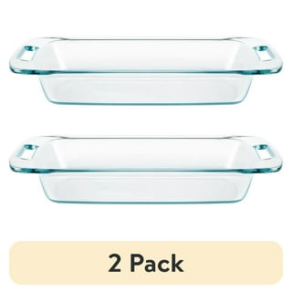 Pyrex 1.5-Quart Clear Basics Glass Loaf Pan (Set of 2)